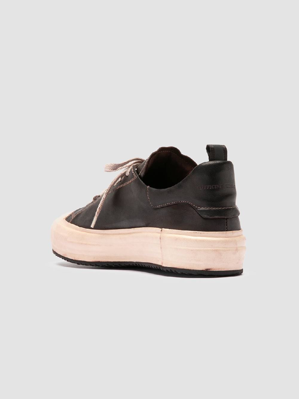 Officine Creative MES DD 001 Sneaker Basse in Pelle Marrone Economico