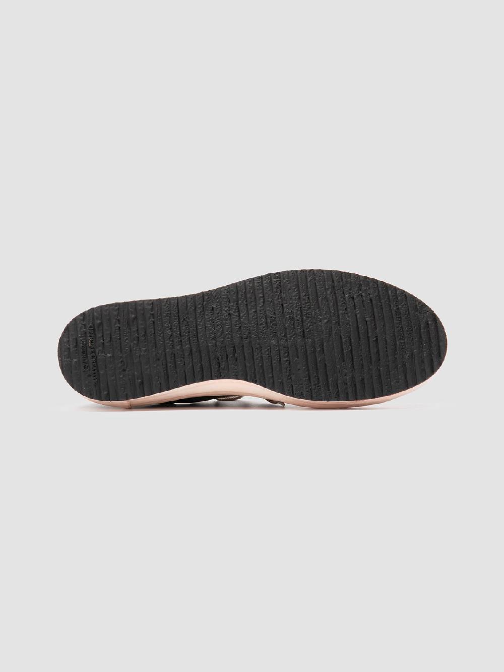 Officine Creative MES DD 001 Sneaker Basse in Pelle Marrone Economico