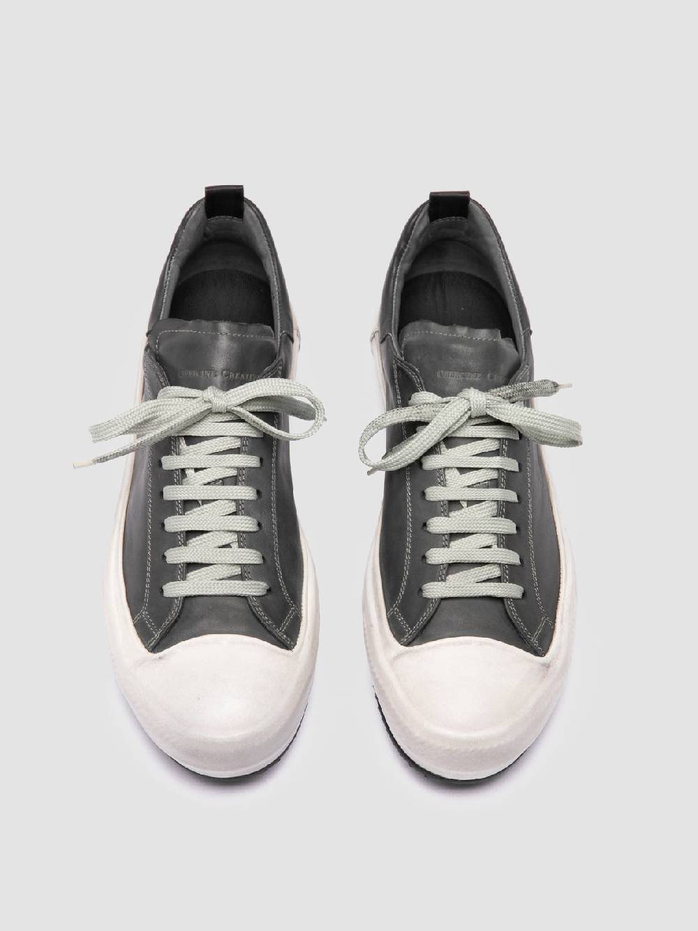 Officine Creative MES DD 001 Sneaker Basse in Pelle Grigia Online