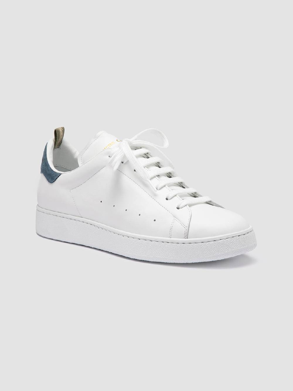 Officine Creative MOWER 002 Sneakers Basse in Pelle e Camoscio Bianca Saldi