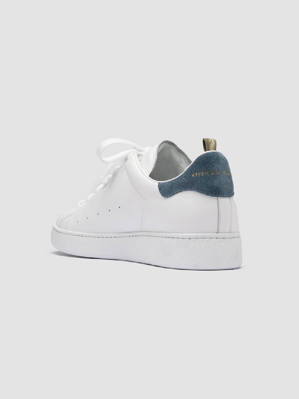Officine Creative MOWER 002 Sneakers Basse in Pelle e Camoscio Bianca Saldi