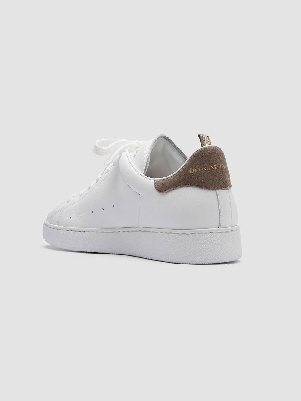 Officine Creative MOWER 002 Sneakers in Pelle Bianca Offerte