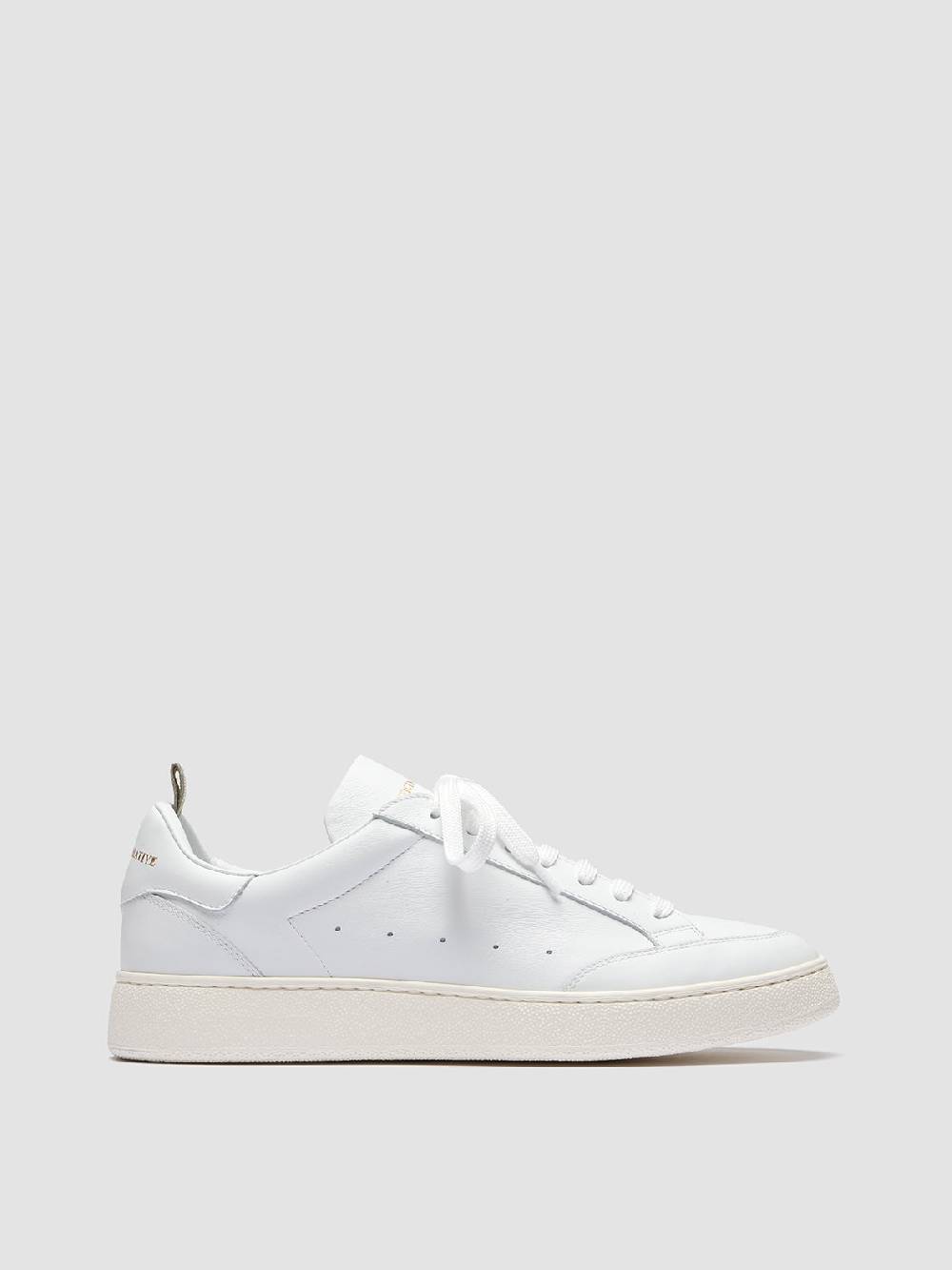 Officine Creative MOWER 007 Sneakers in Pelle Bianca Vendita Economica