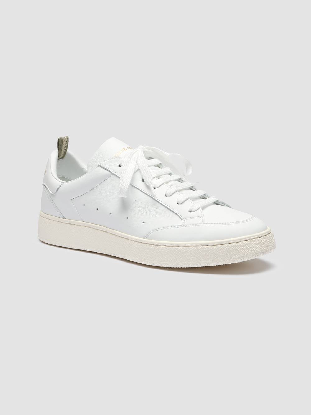 Officine Creative MOWER 007 Sneakers in Pelle Bianca Vendita Economica