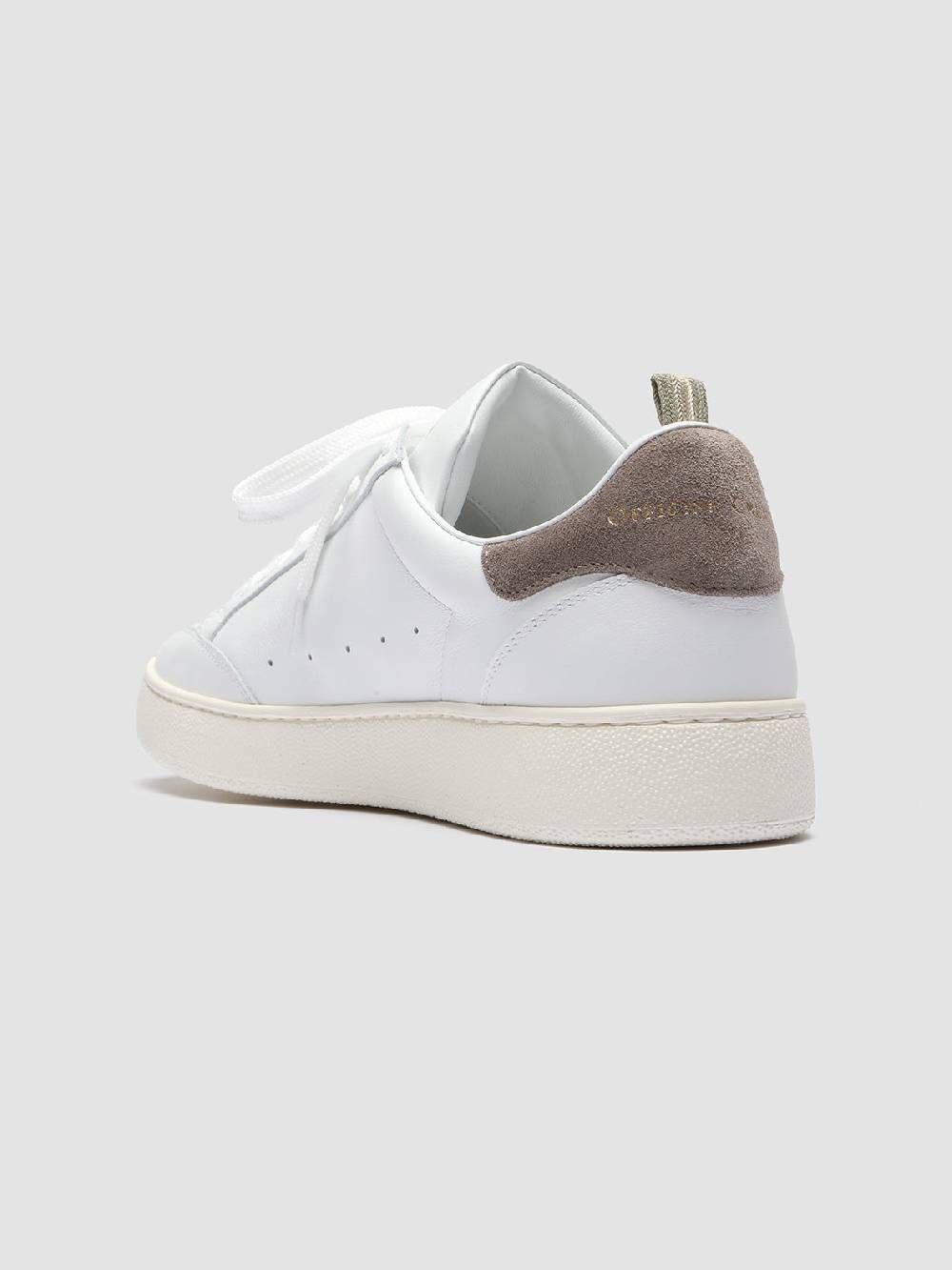 Officine Creative MOWER 007 Sneakers in Pelle Bianca Saldi Di Fabbrica