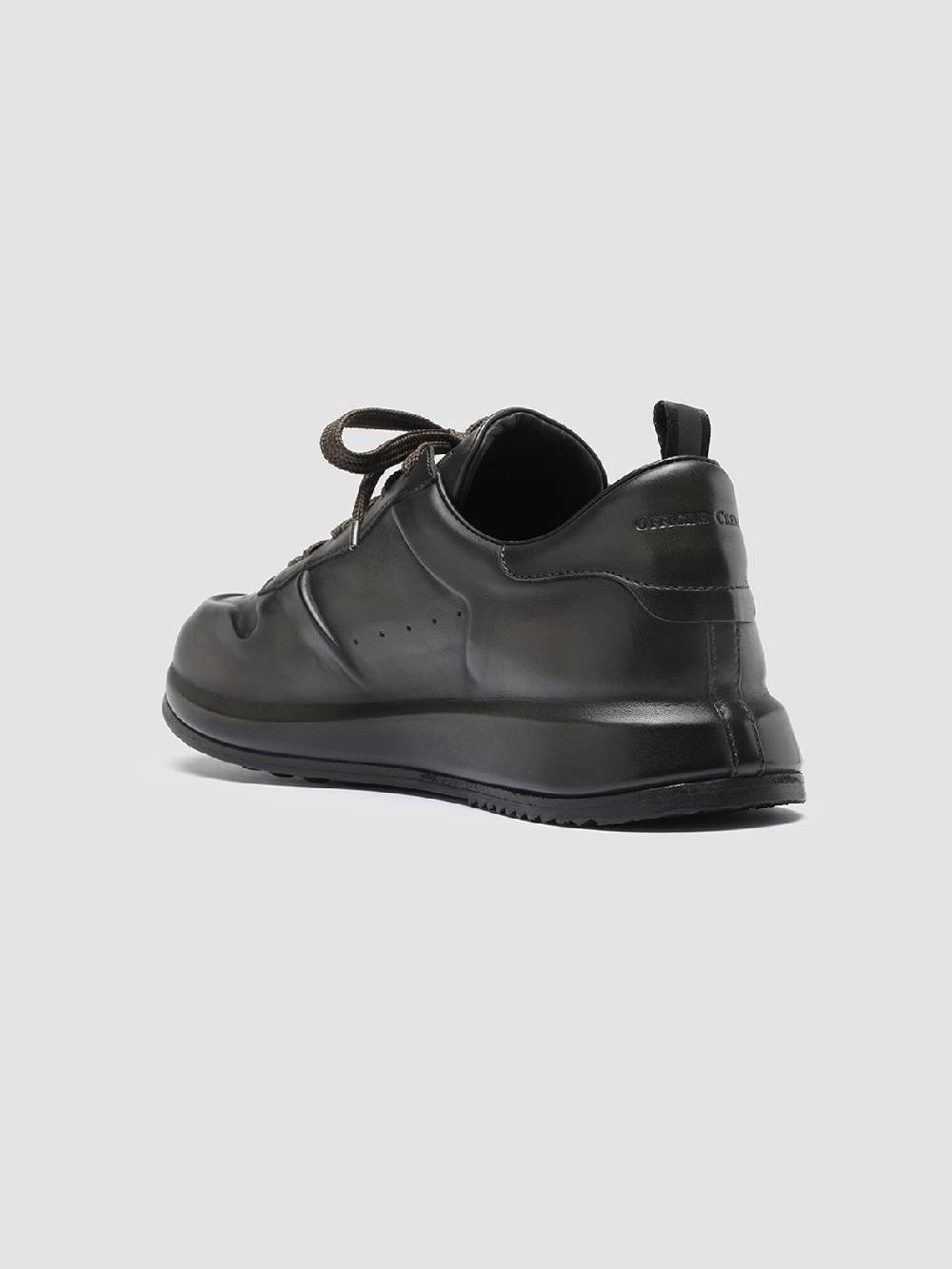 Officine Creative RACE LUX 003 Sneakers in Pelle aerografata Verde Negozio