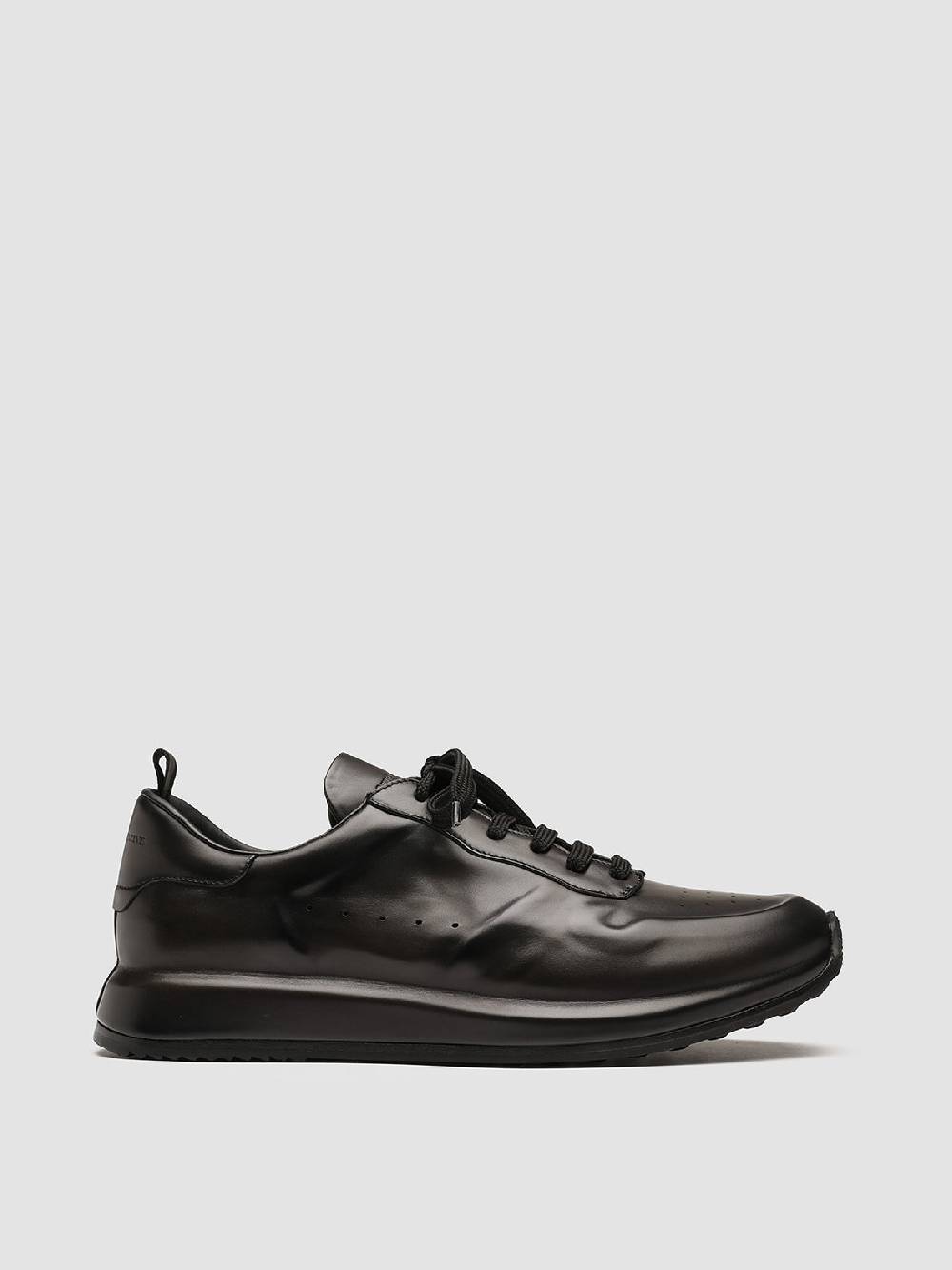 Officine Creative RACE LUX 003 Sneakers in Pelle aerografata Grigia In Saldo