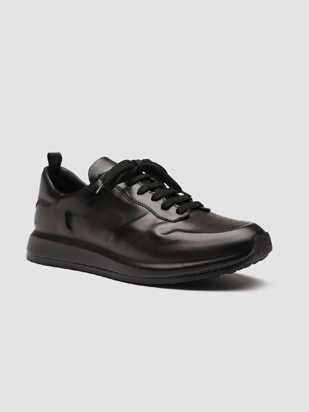 Officine Creative RACE LUX 003 Sneakers in Pelle aerografata Grigia In Saldo