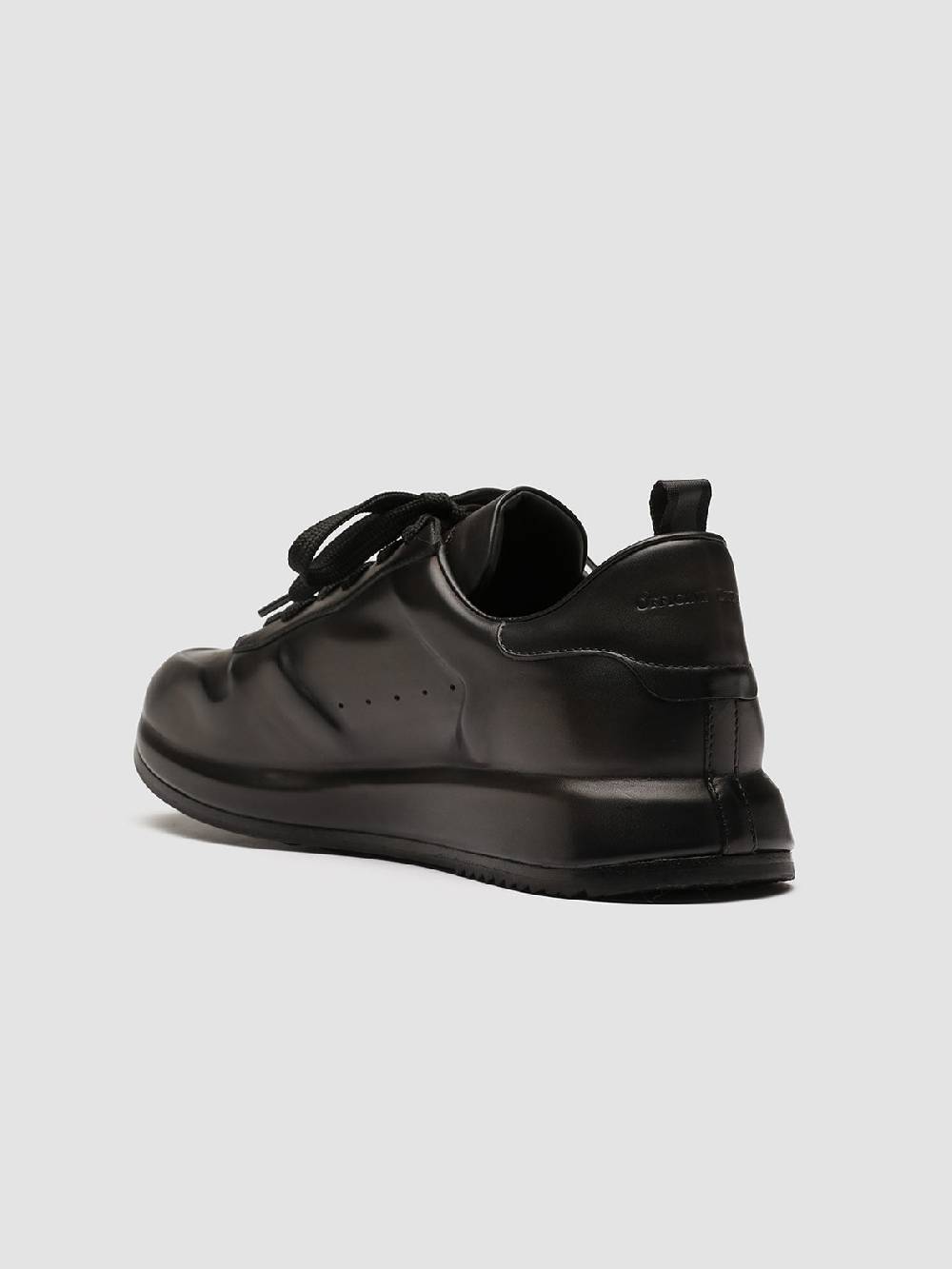 Officine Creative RACE LUX 003 Sneakers in Pelle aerografata Grigia In Saldo