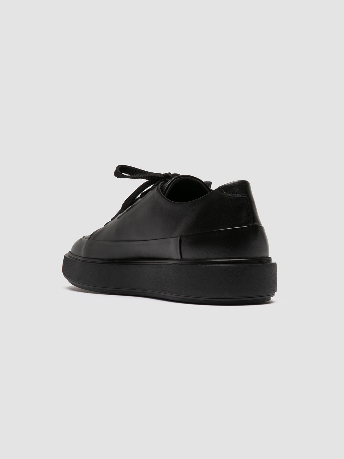 Officine Creative RELEASE 001 Sneaker Basse in Pelle Nera Nuova