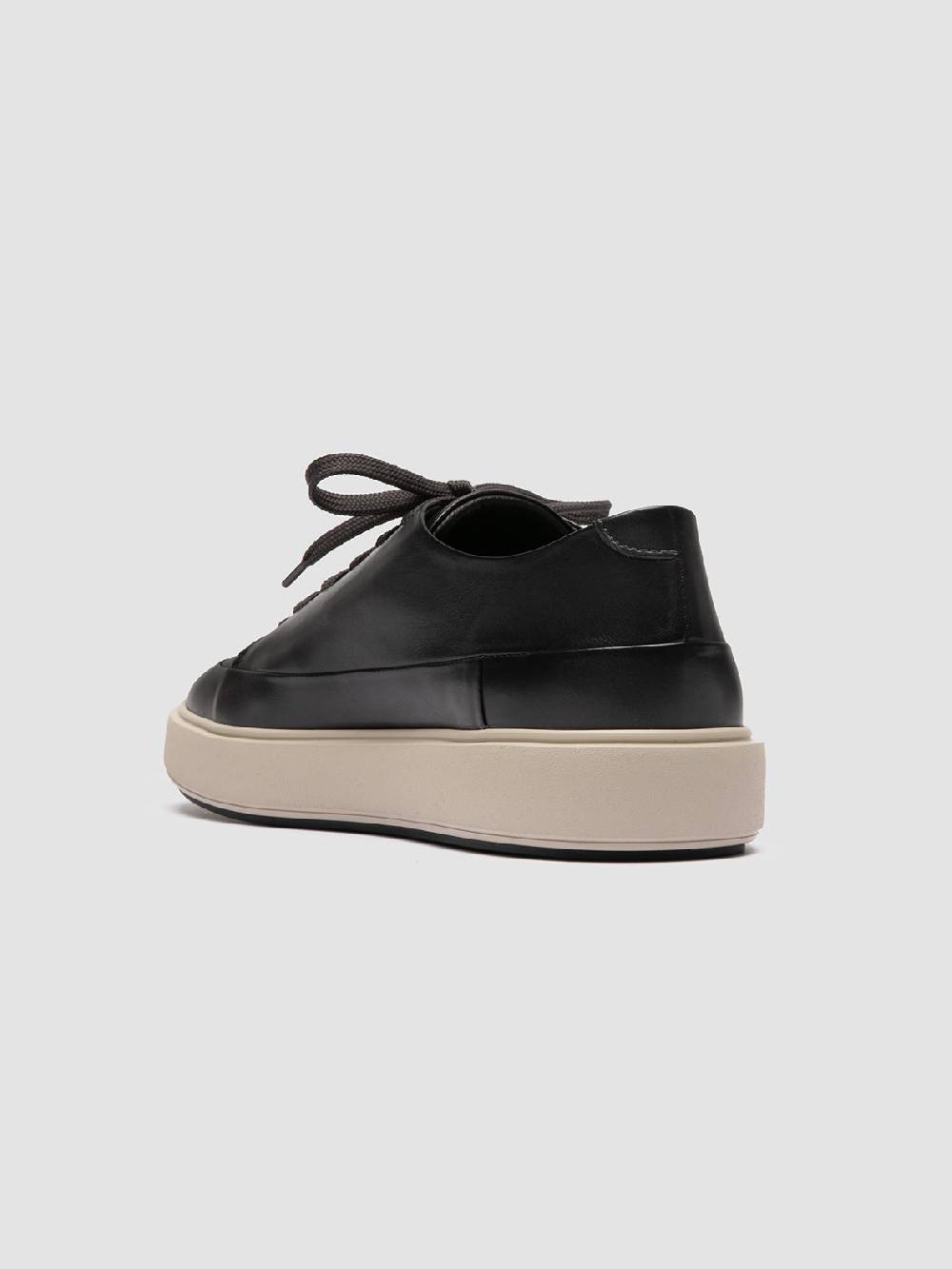 Officine Creative RELEASE 001 Sneaker Basse in Pelle Grigia Sconto di tempo limitato