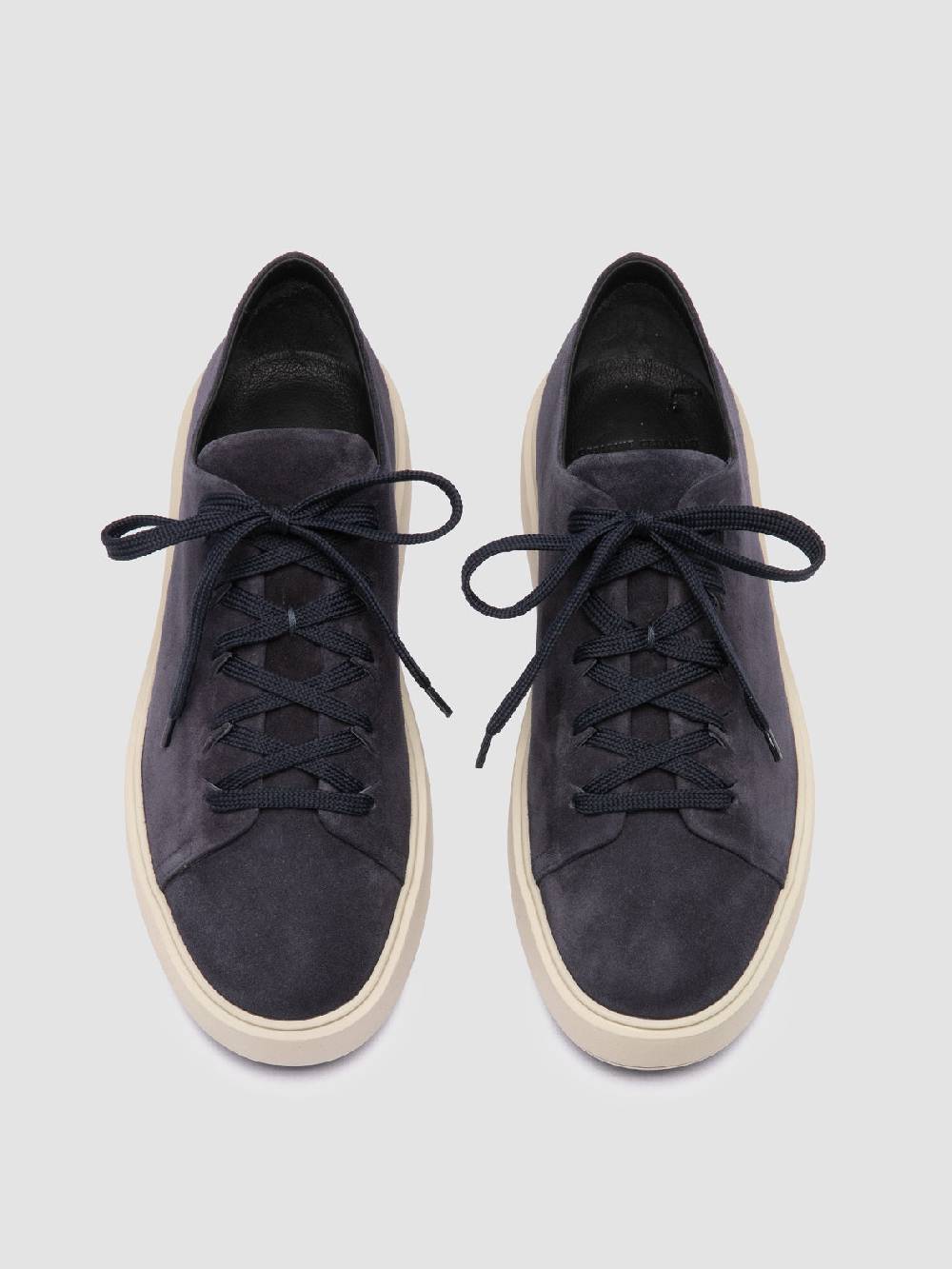 Officine Creative REMASTER 001 Sneaker Basse in Pelle Scamosciata Blu Negozio online di fabbrica