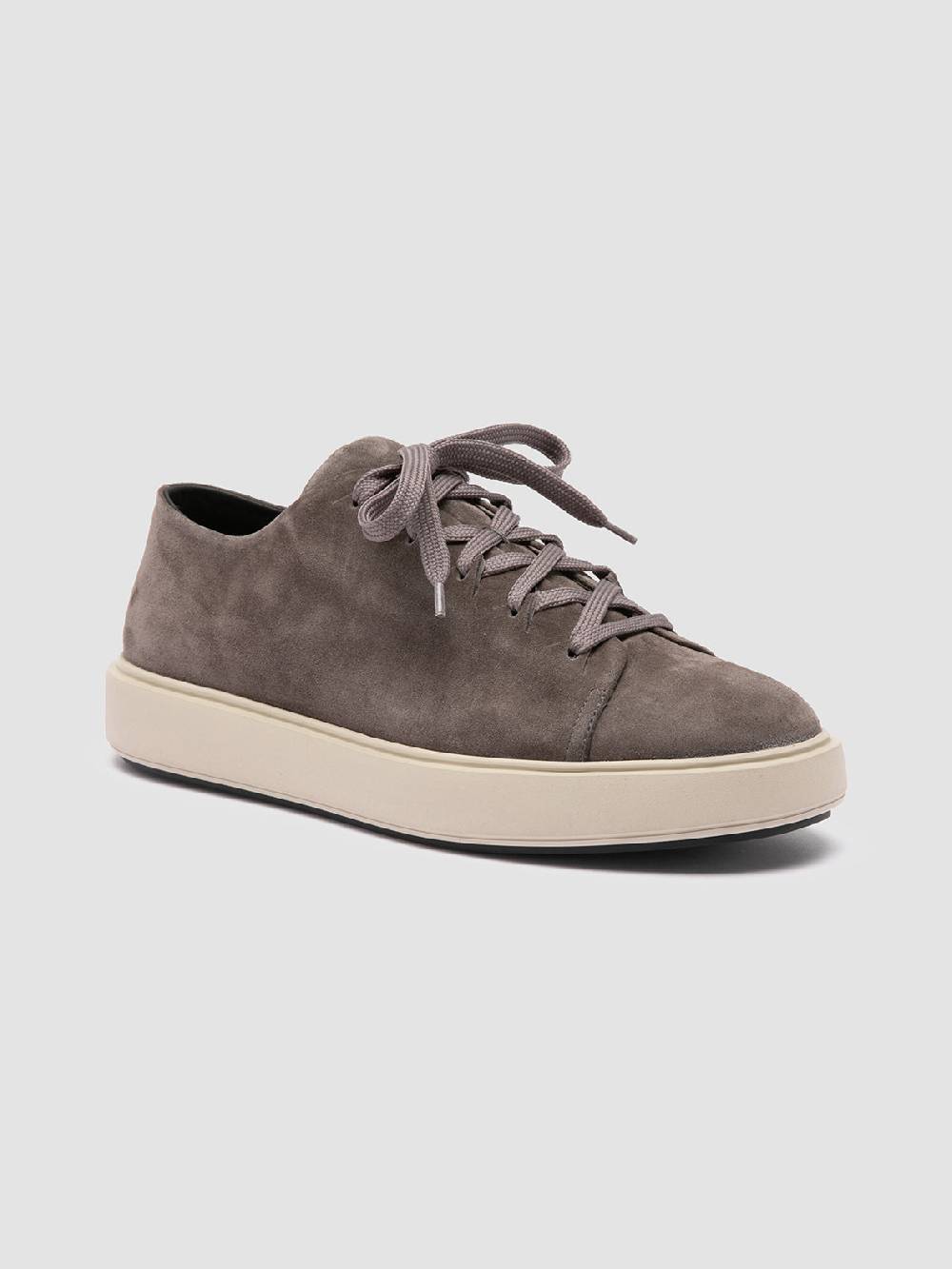 Officine Creative REMASTER 001 Sneaker Basse in Pelle Scamosciata Grigia Prezzo di fabbrica