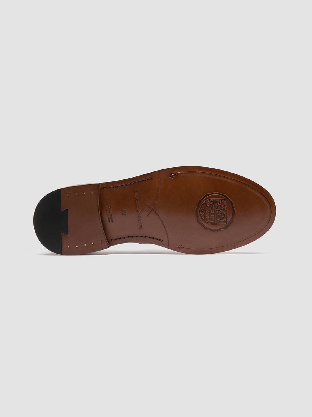 Officine Creative SAX 001 Mocassini Penny in Pelle Scamosciata Marrone Grande vendita