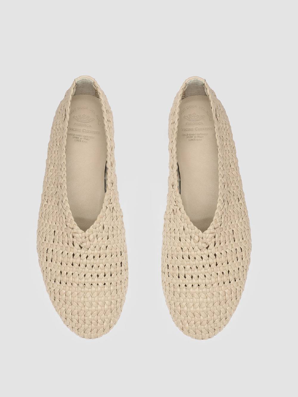 Officine Creative BESSIE 011 Mocassini in Pelle Nebbia Fornitura limitata