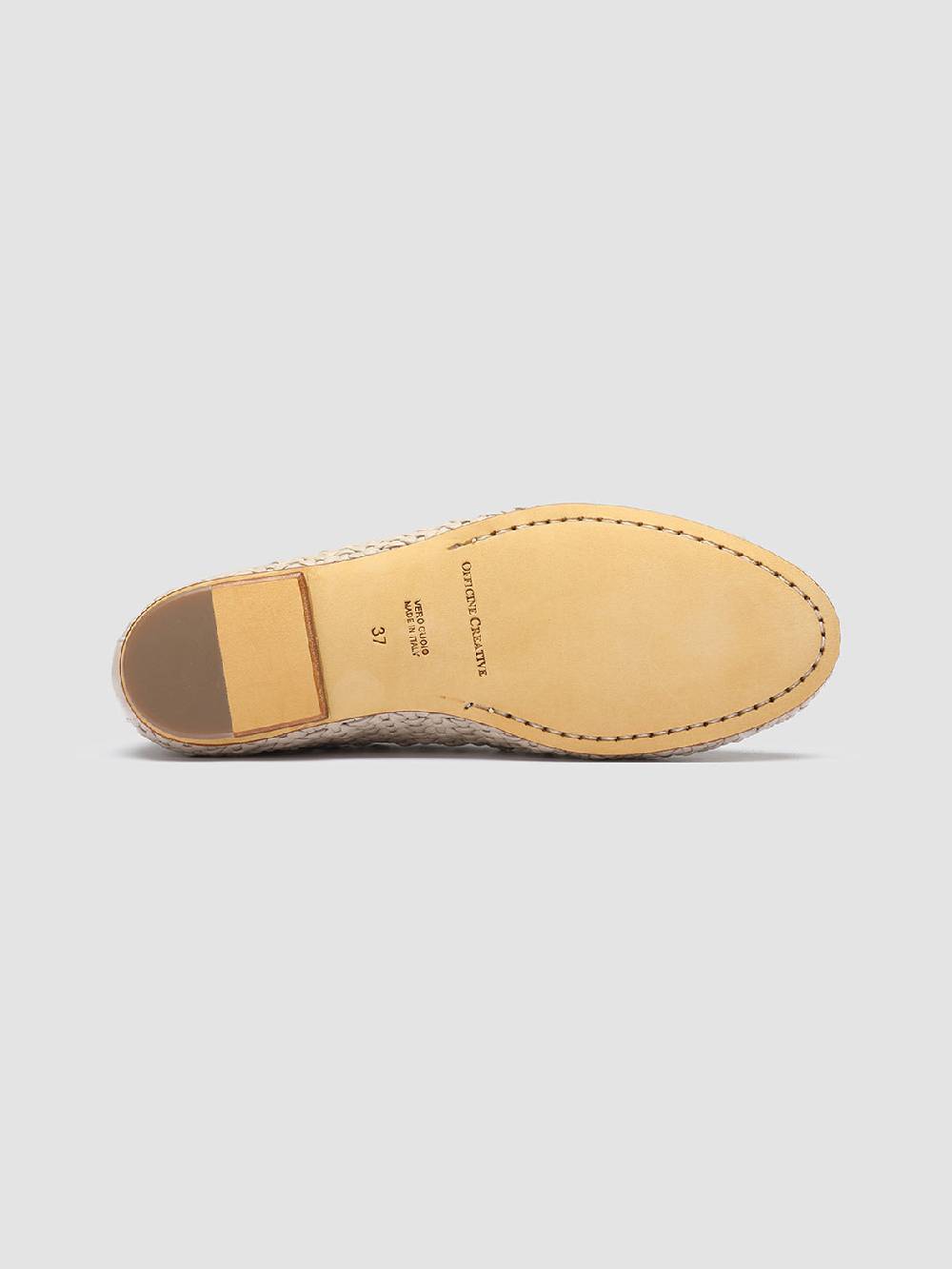 Officine Creative BESSIE 011 Mocassini in Pelle Nebbia Fornitura limitata