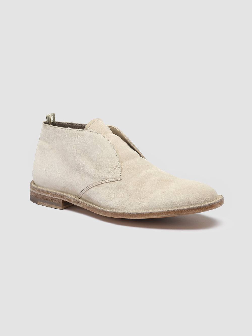 Officine Creative LINZI 008 Polacchine in Pelle Scamosciata Avorio Cyber Monday