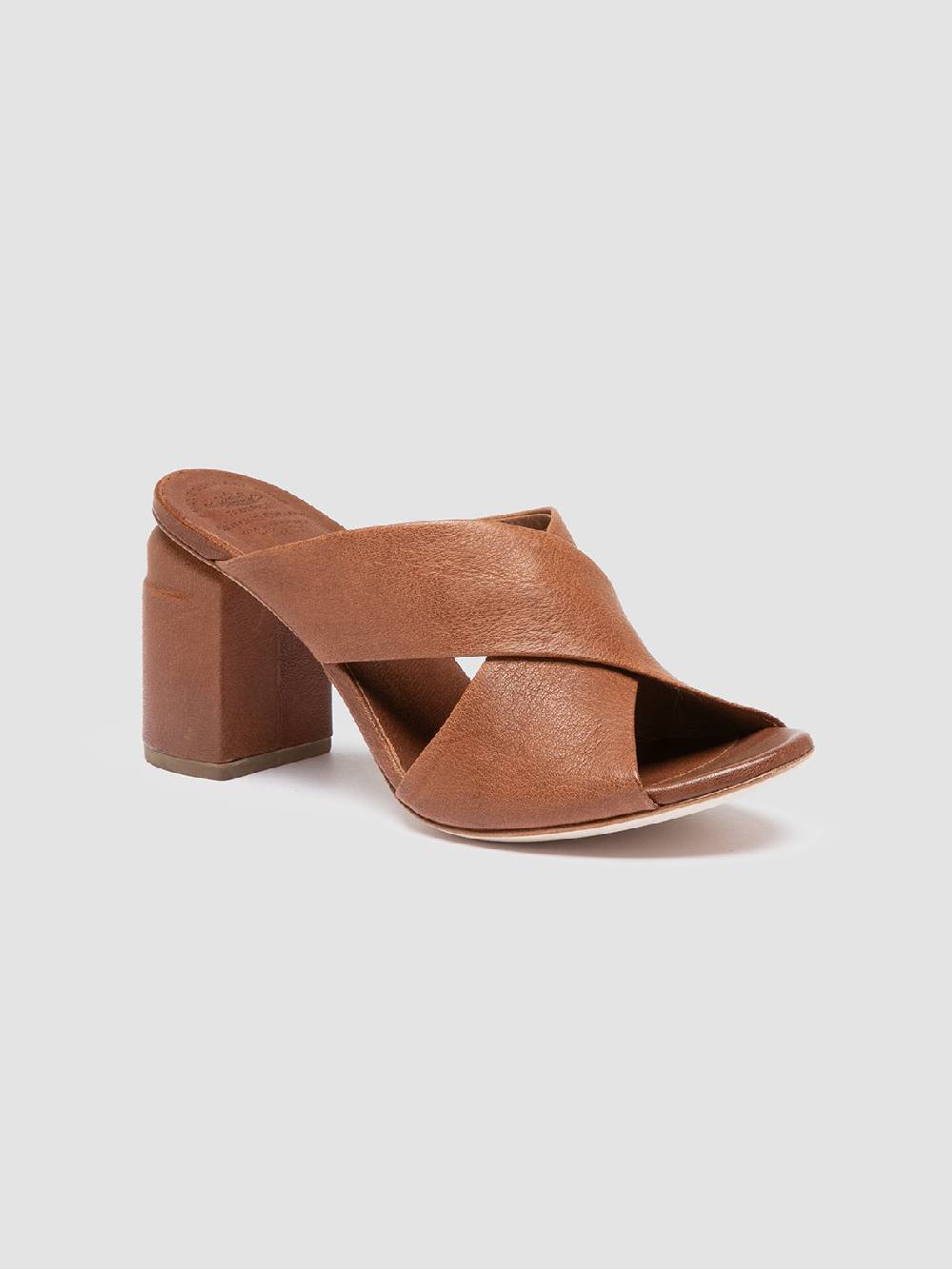 Officine Creative EMILIE 003 Sandali in Pelle Marrone Offerta natalizia