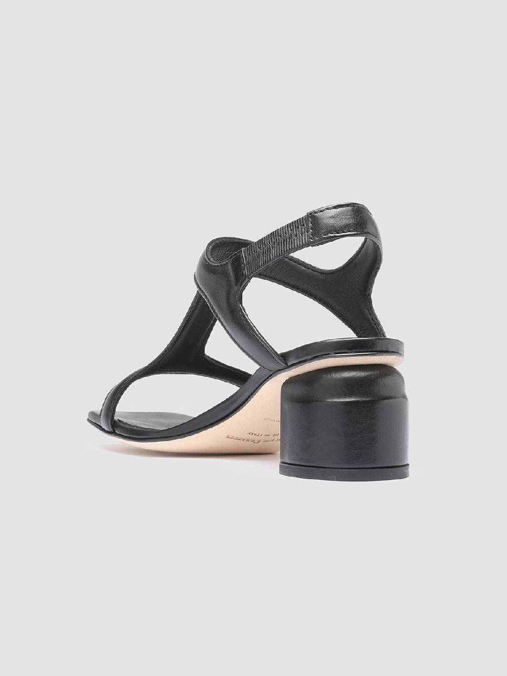 Officine Creative ELSIE 002 Sandali in Nappa Nera Offerta Giorno del Papà