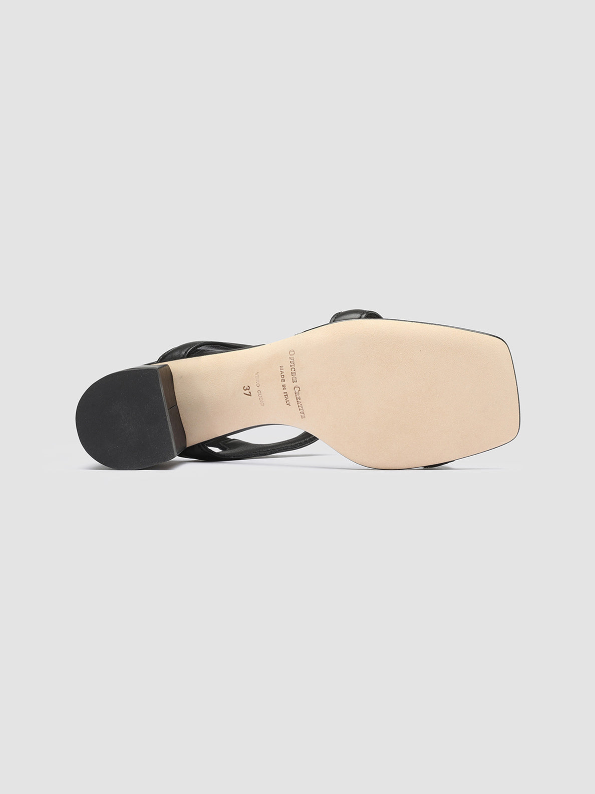 Officine Creative ELSIE 002 Sandali in Nappa Nera Offerta Giorno del Papà