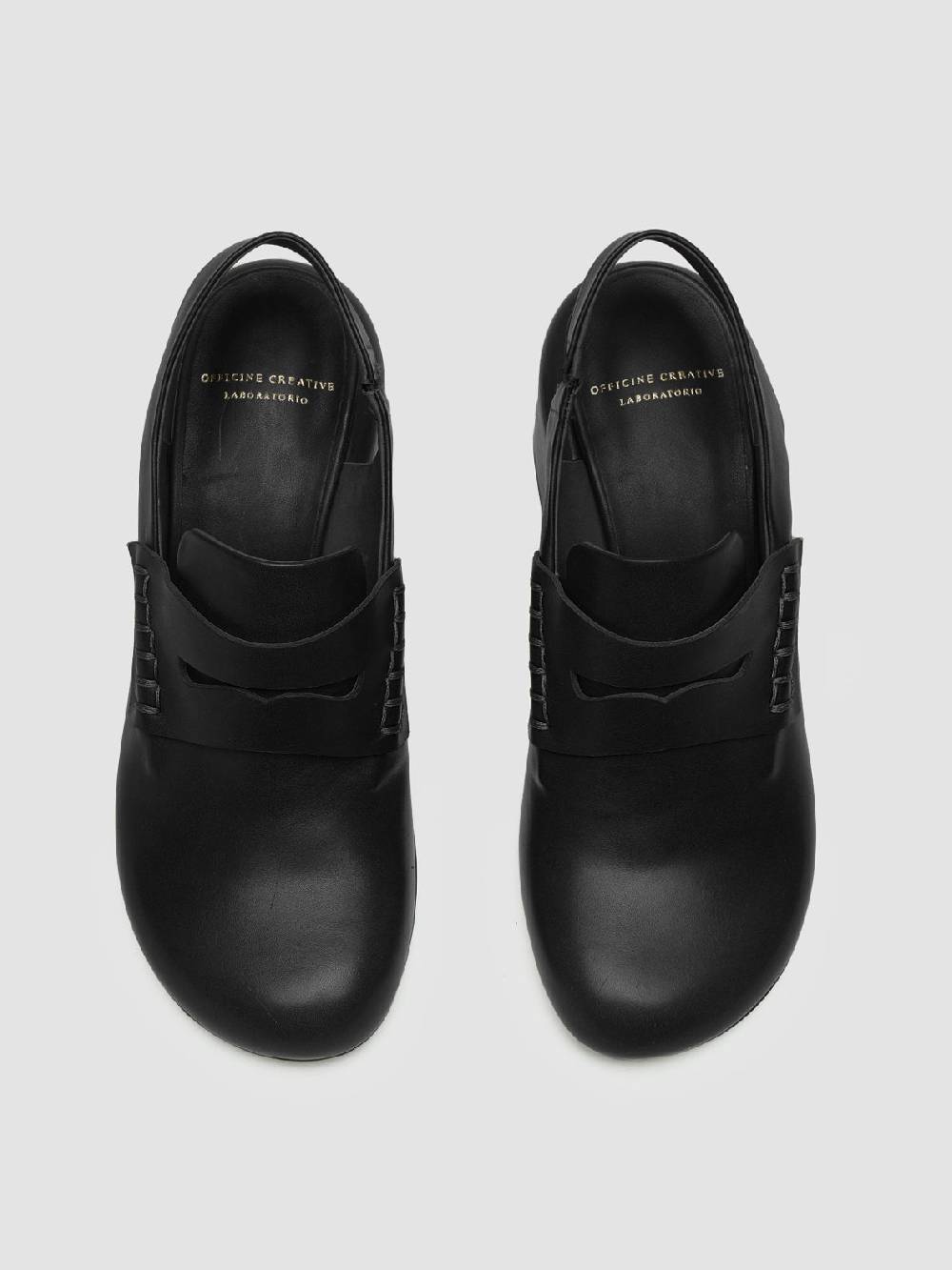 Officine Creative ETHEL 009 Sandali in Pelle Nera Offerta San Valentino