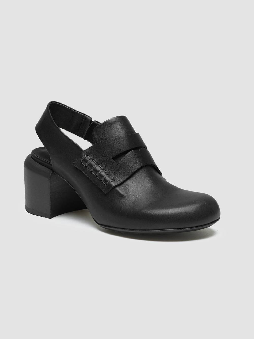 Officine Creative ETHEL 009 Sandali in Pelle Nera Offerta San Valentino