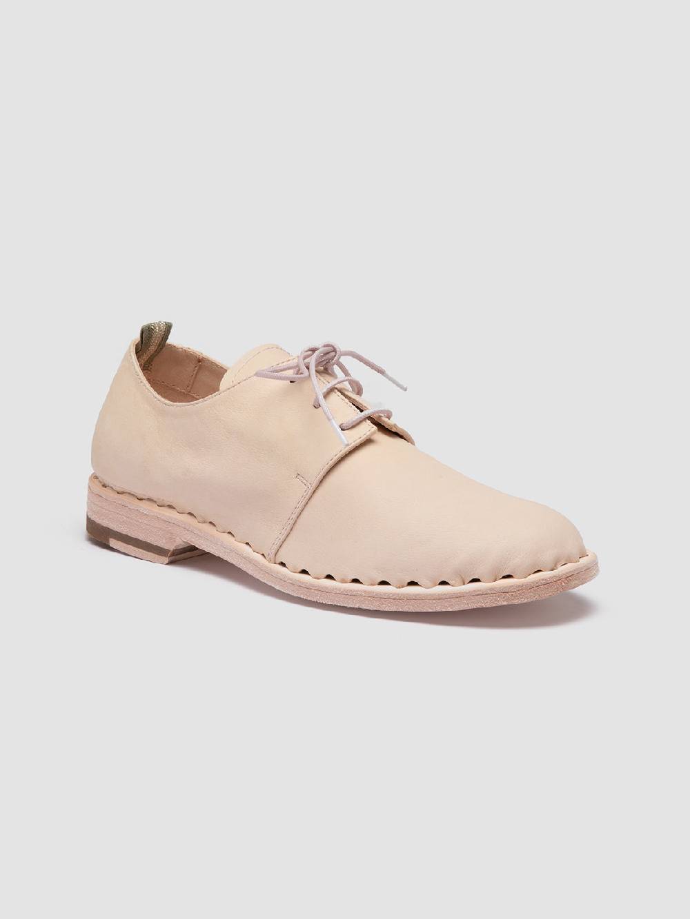 Officine Creative GRAPHITE 001 Derby in Pelle Rosa Offerta migliore