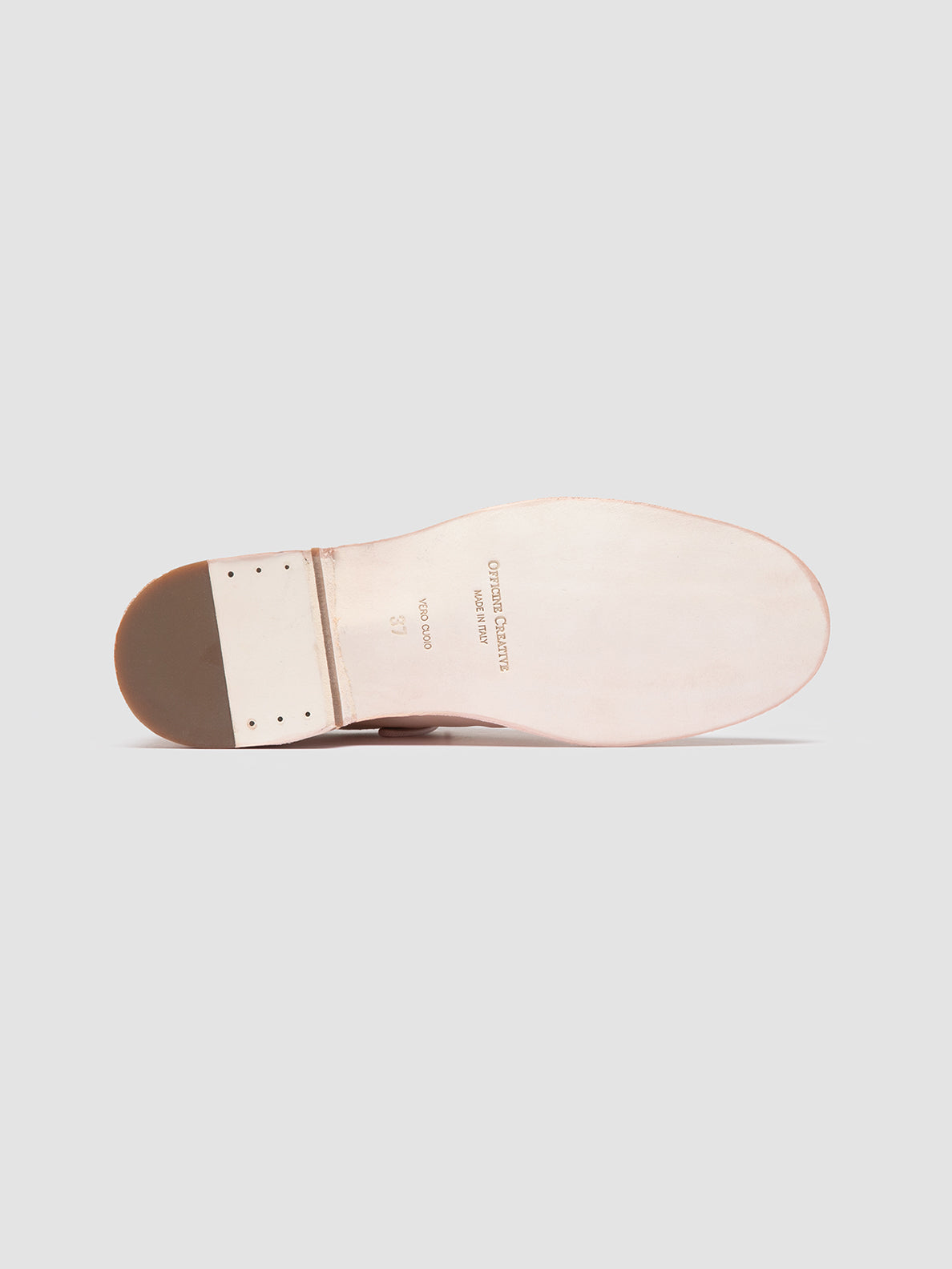 Officine Creative GRAPHITE 001 Derby in Pelle Rosa Offerta migliore