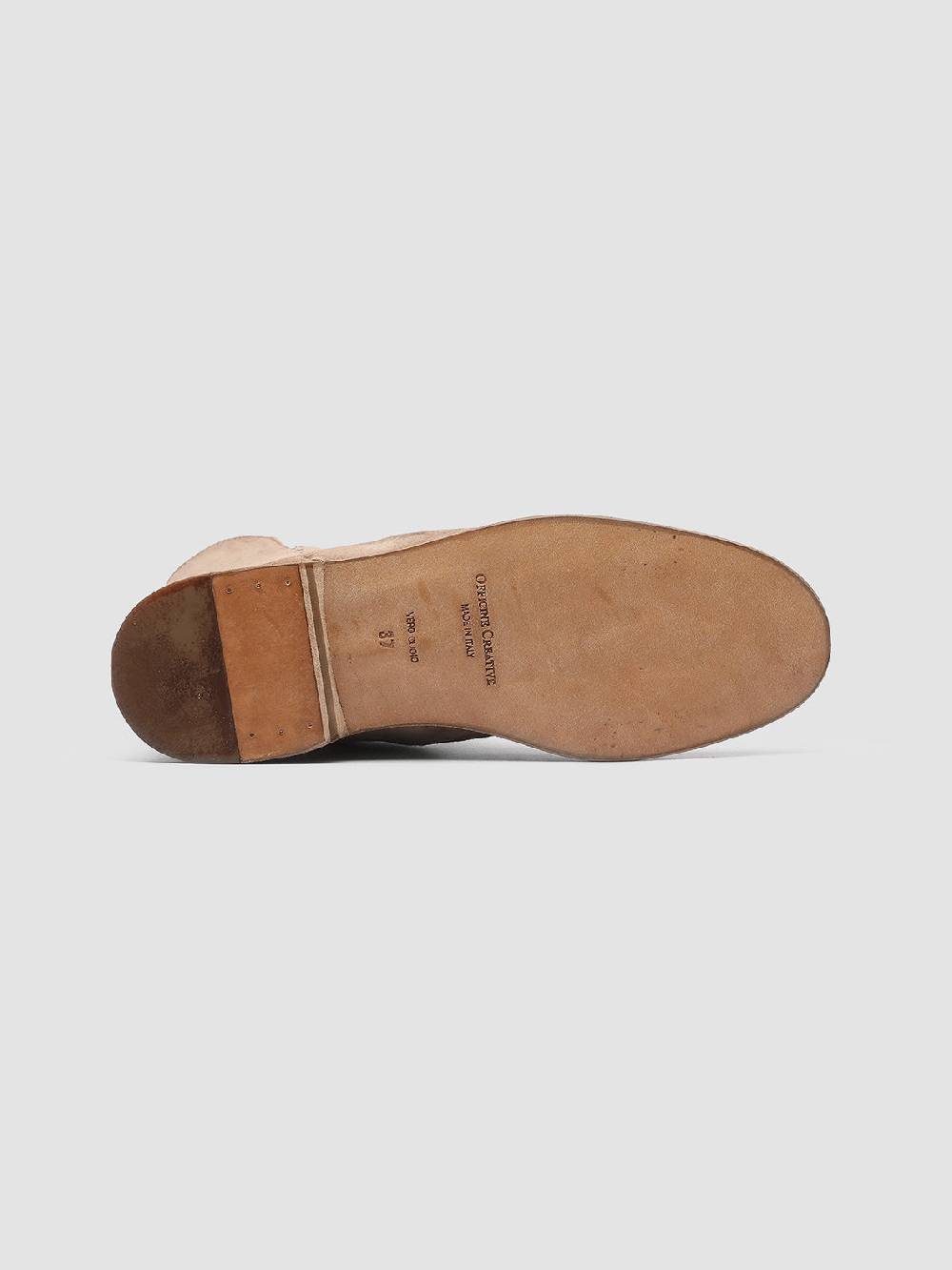 Officine Creative GRAPHITE 005 Stivaletti in Pelle Scamosciata Marrone Online Outlet