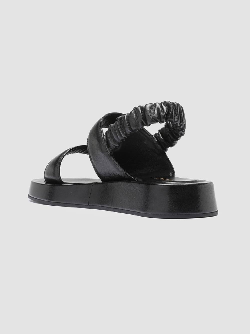 Officine Creative PATTY 005 Sandali in Pelle Nera Grandi sconti