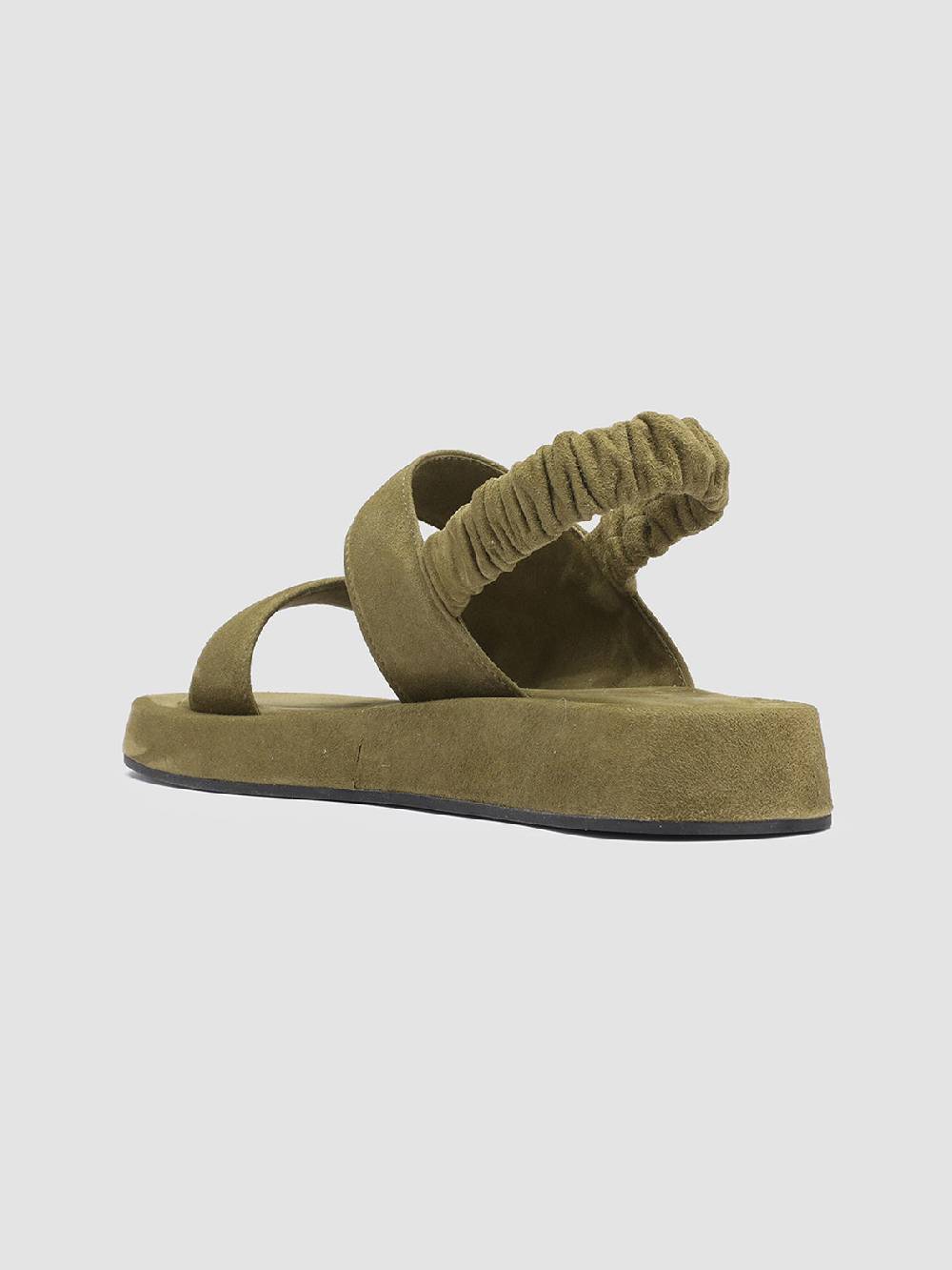 Officine Creative PATTY 005 Sandali in Pelle Scamosciata Verde Nuovi prodotti