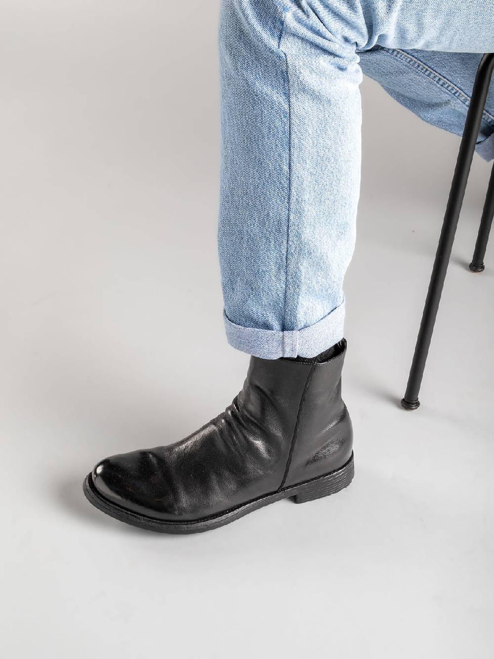 Officine Creative HIVE 010 Stivali in Pelle Marrone Offerte stagionali