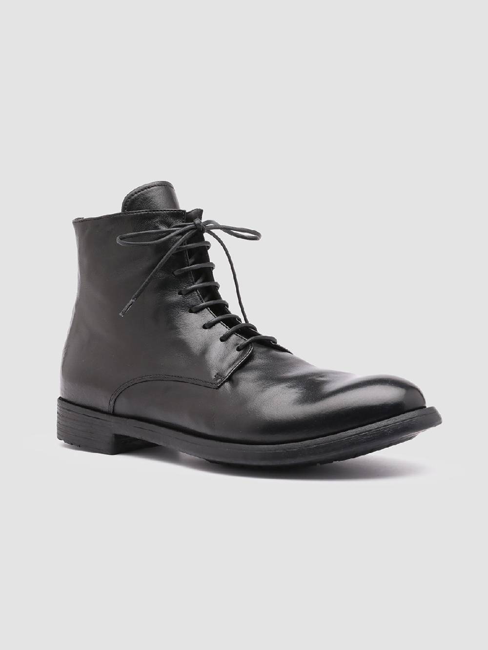 Officine Creative HIVE 016 Stivali in Pelle Nera Comprane uno, ottenene uno gratis