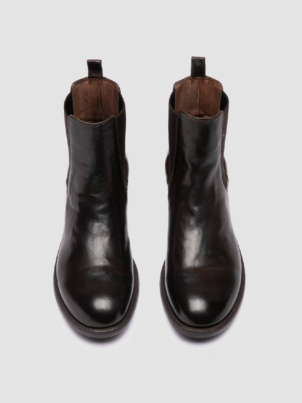Officine Creative SARGEANT 006 Stivaletti Chelsea in Pelle Marrone Offerta speciale della fabbrica