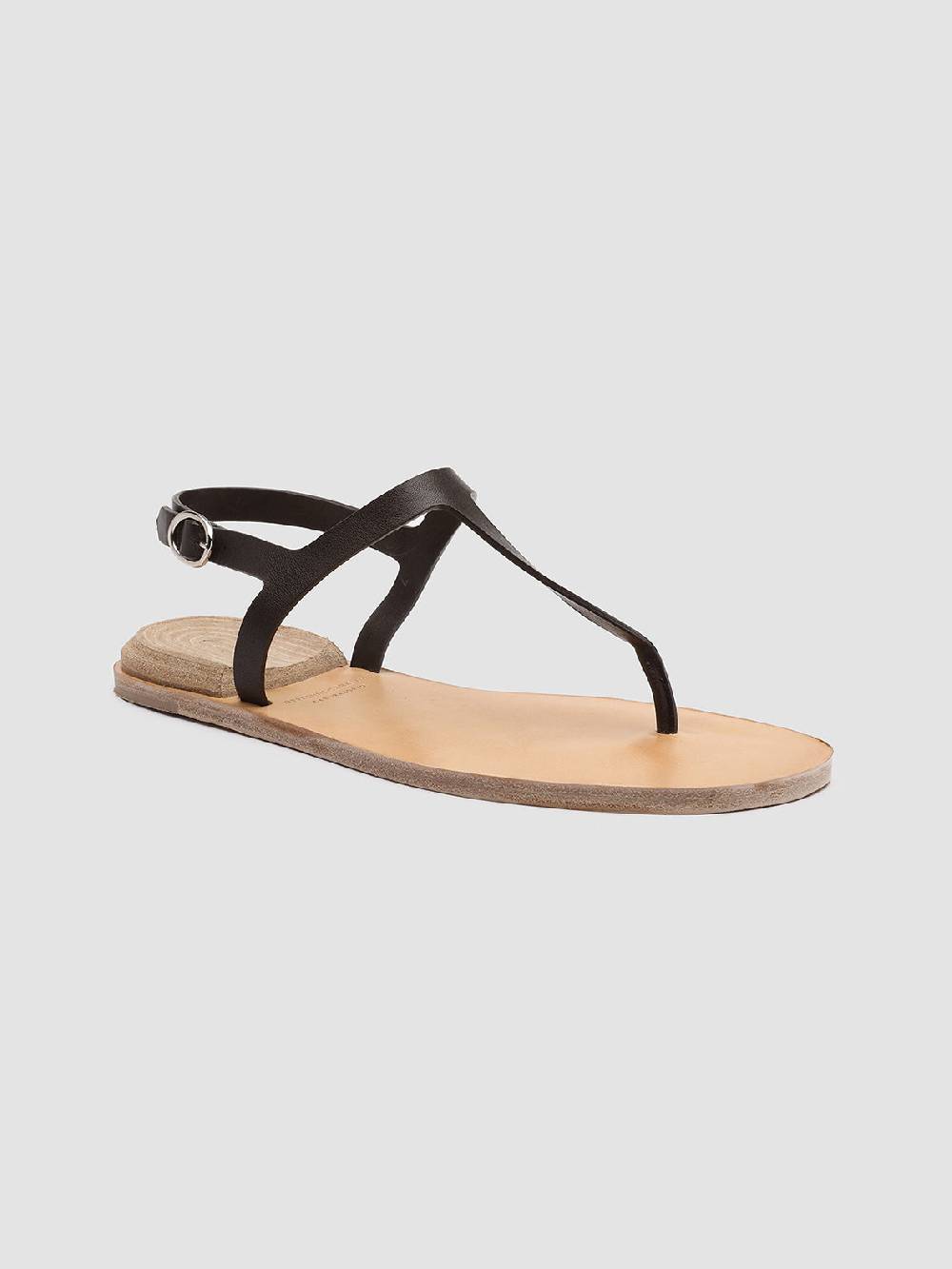 Officine Creative CONTRAIRE 007 Sandali in Nappa Nera 50% di sconto con spedizione gratuita
