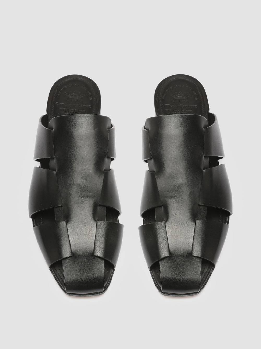 Officine Creative CUBA 001 Sabot in Pelle Nera Limitato a 3 giorni