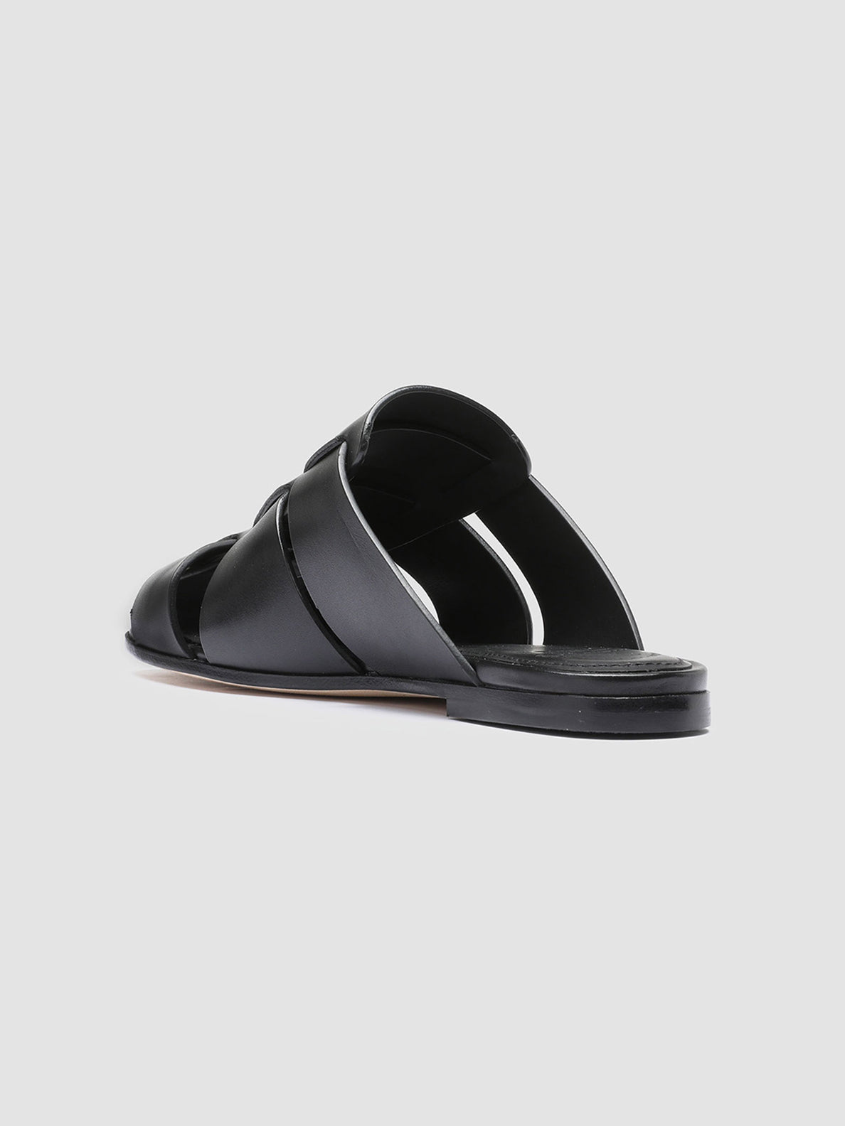Officine Creative CUBA 001 Sabot in Pelle Nera Limitato a 3 giorni