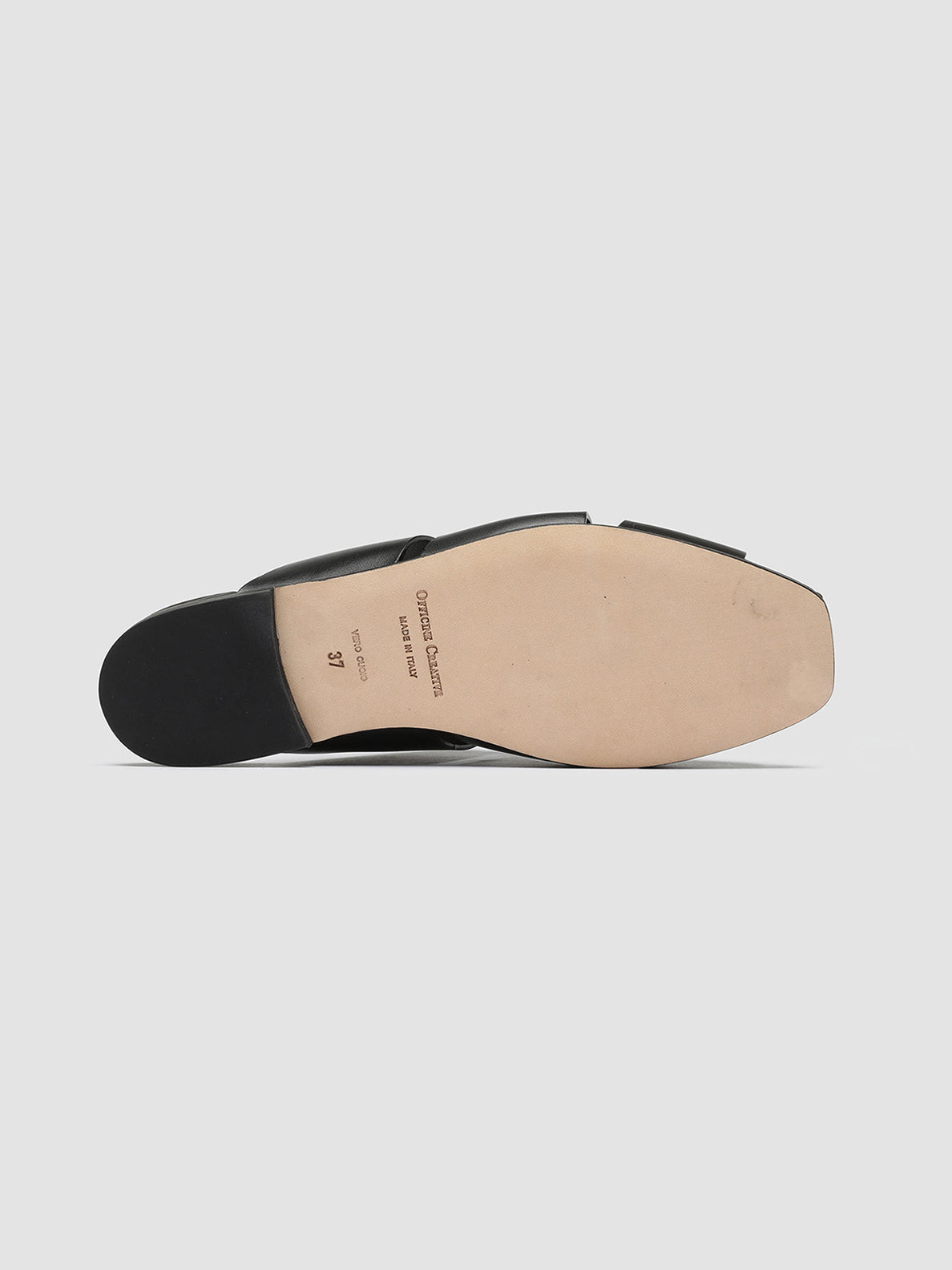 Officine Creative CUBA 001 Sabot in Pelle Nera Limitato a 3 giorni