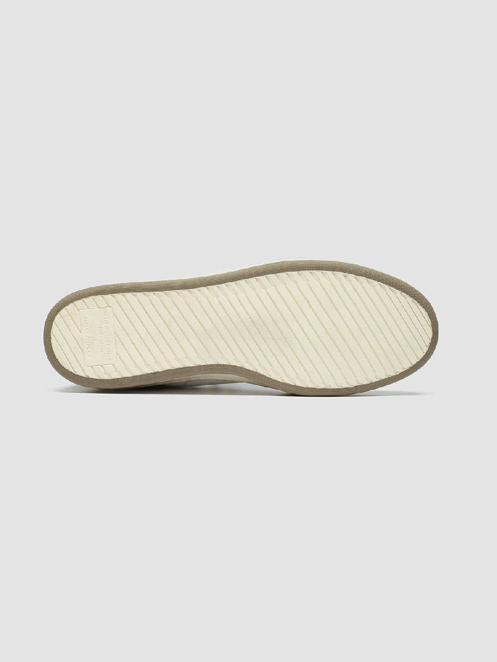Officine Creative MAGIC 101 Sneakers in Pelle e Camoscio Bianco Duty-free