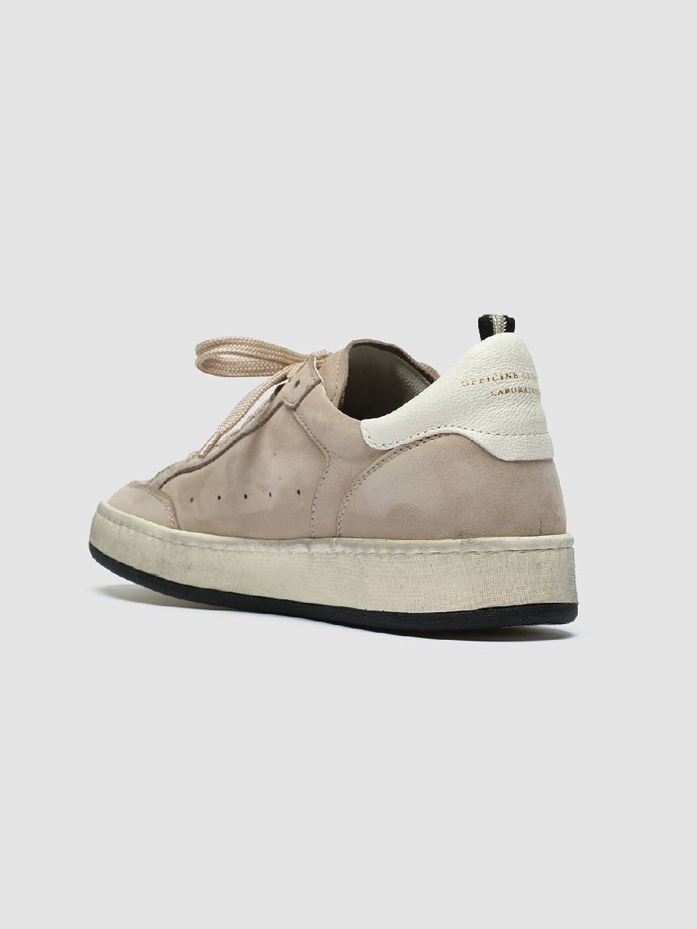 Officine Creative MAGIC 102 Sneakers in Pelle e Camoscio Marrone Italia