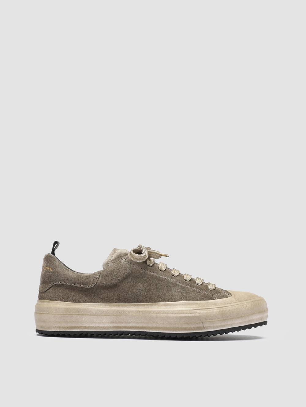 Officine Creative MES 105 Sneakers in Pelle Scamosciata Verde Promozione