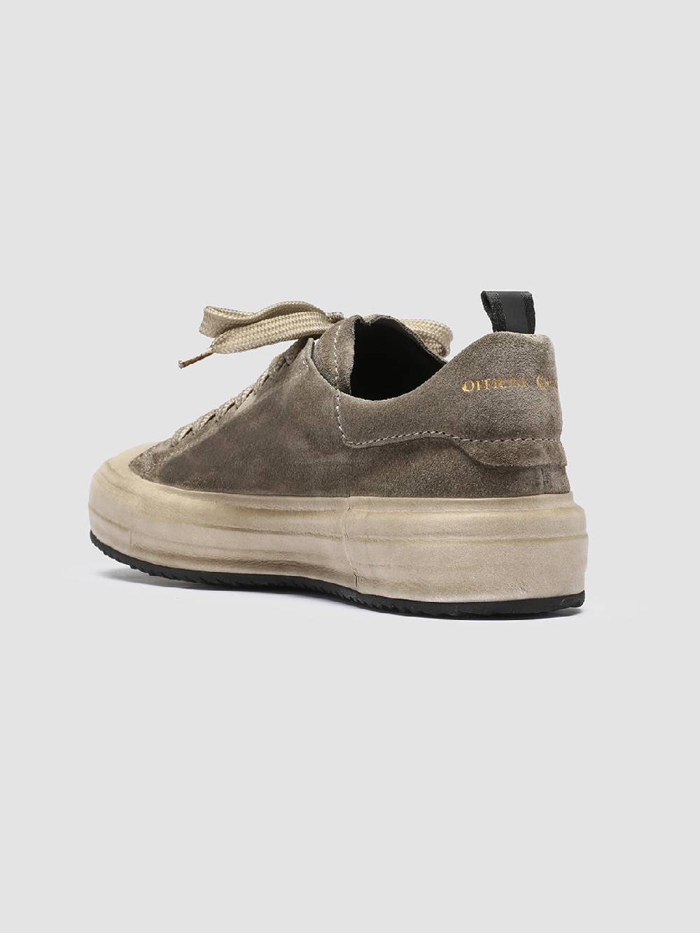 Officine Creative MES 105 Sneakers in Pelle Scamosciata Verde Promozione