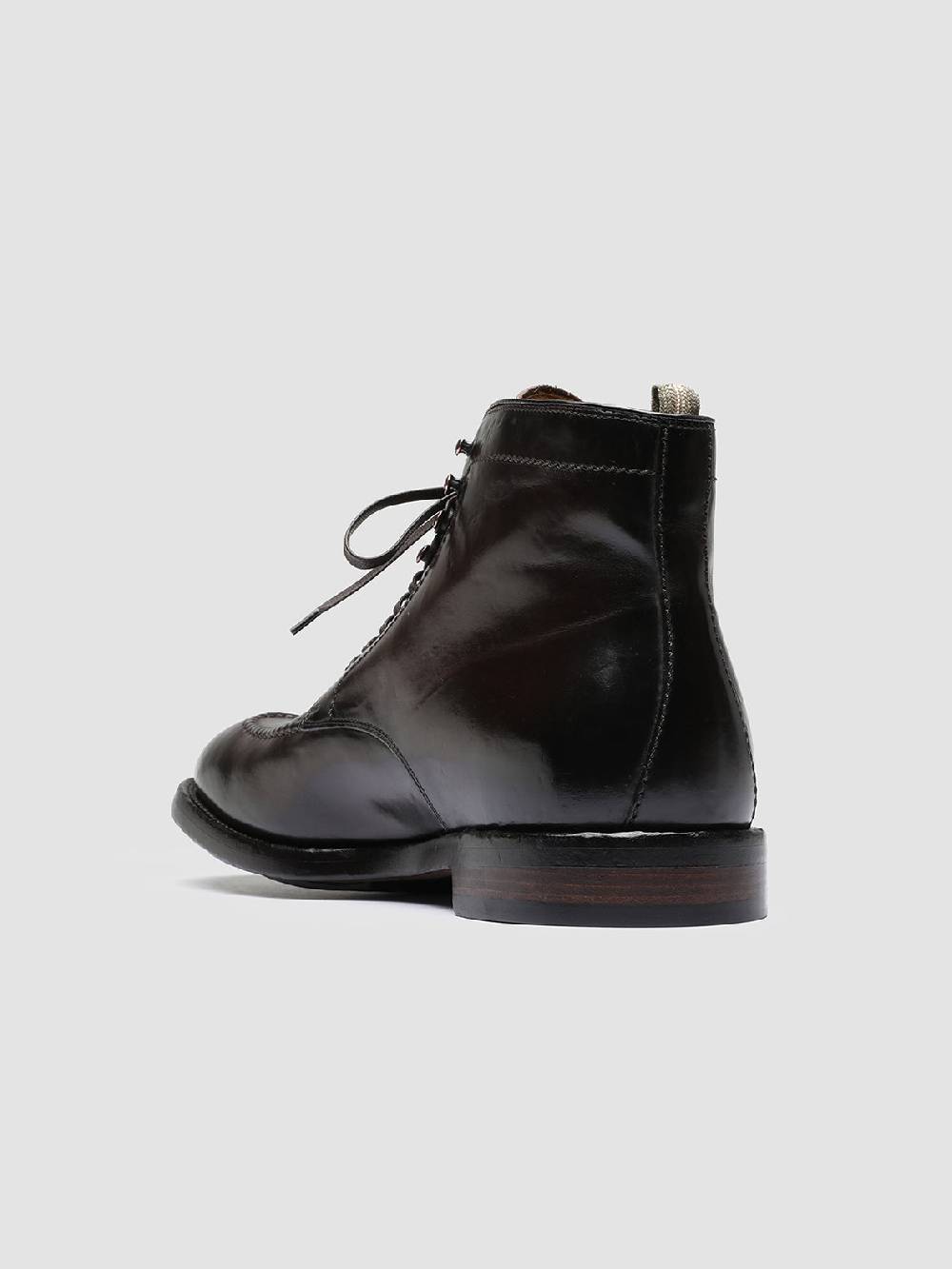 Officine Creative TEMPLE 006 Stivaletti in Pelle Marrone Negozi Online