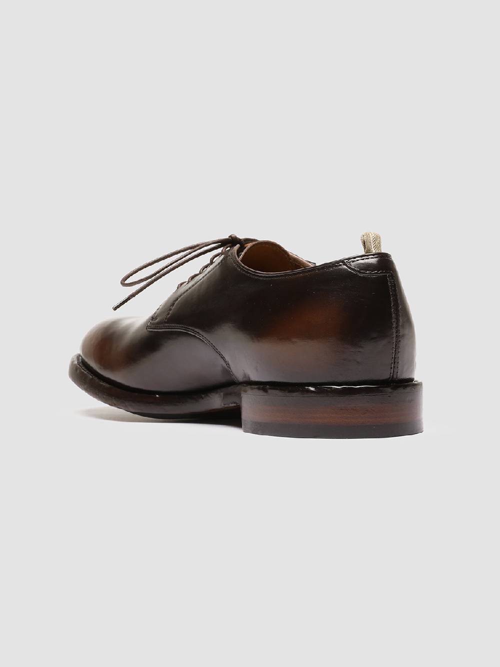 Officine Creative TEMPLE 018 Scarpe Derby in Pelle Marrone Shopping Online