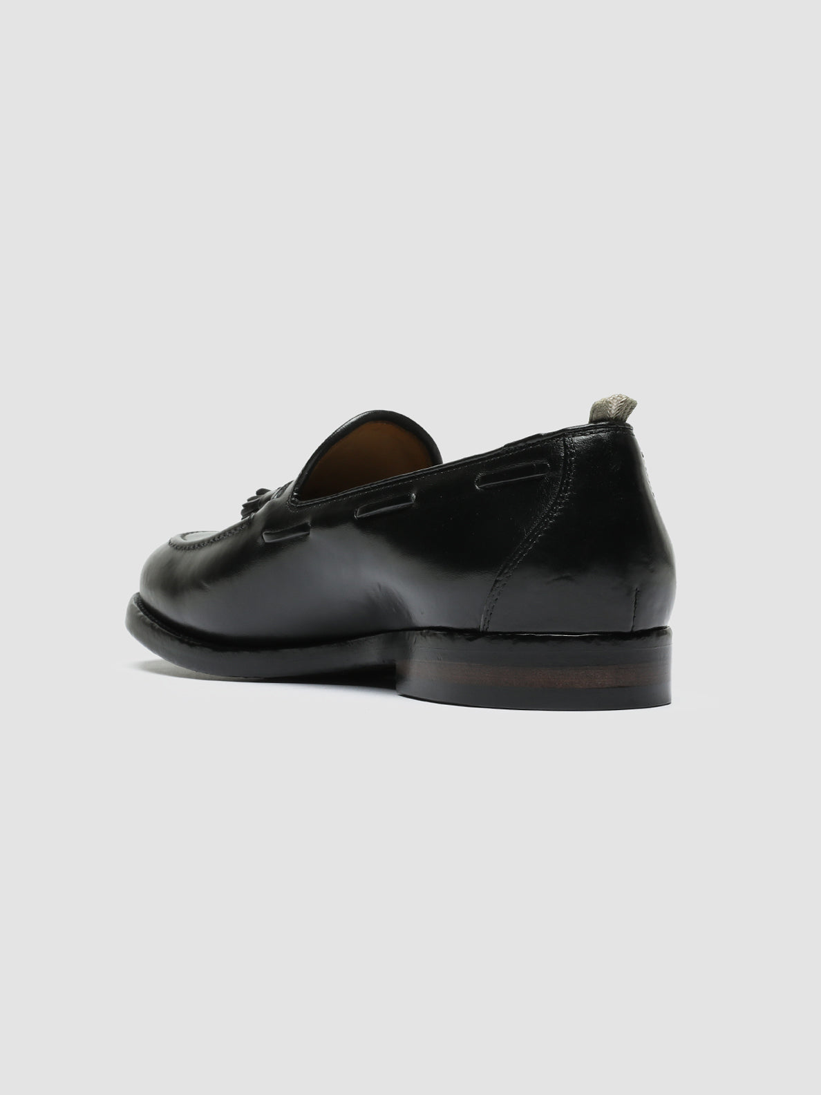 Officine Creative TULANE 001 Mocassini con Nappine in Pelle Nera Affare Del Giorno