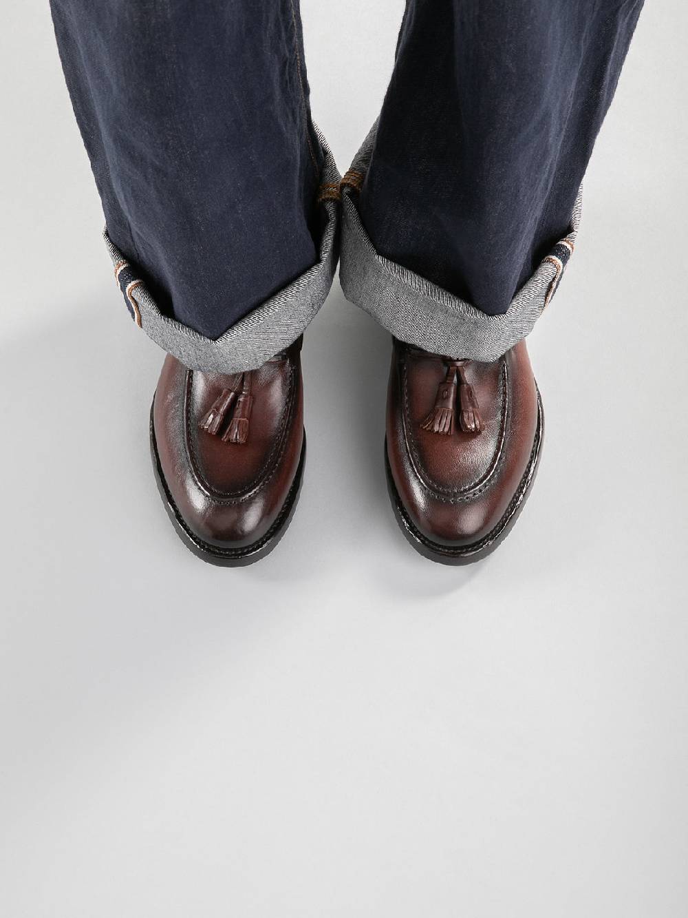 Officine Creative TULANE 001 Mocassini con Nappine in Pelle Nera Affare Del Giorno