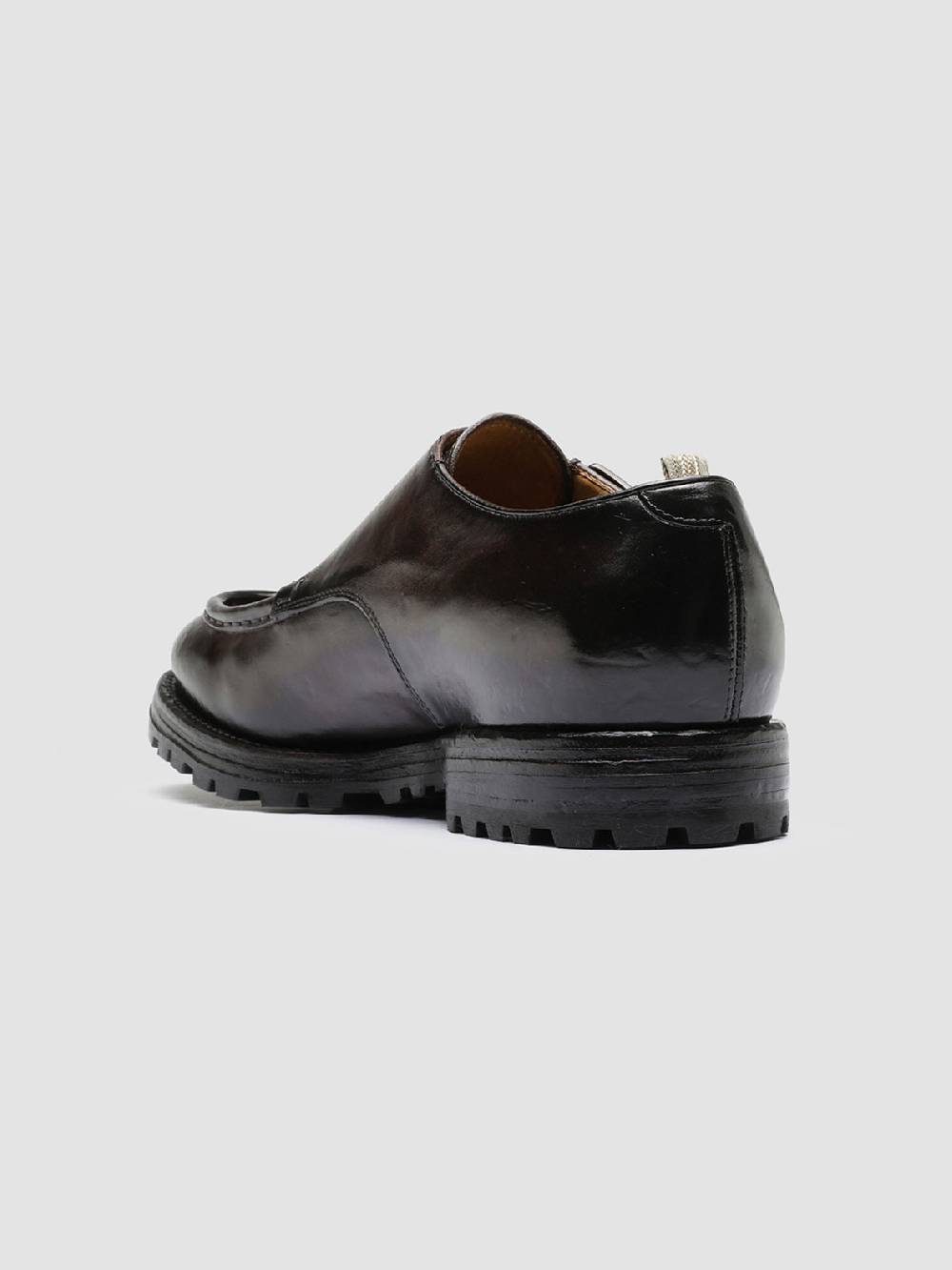 Officine Creative VAIL 012 Dark Brown Leather Monkstrap Shoes Novità