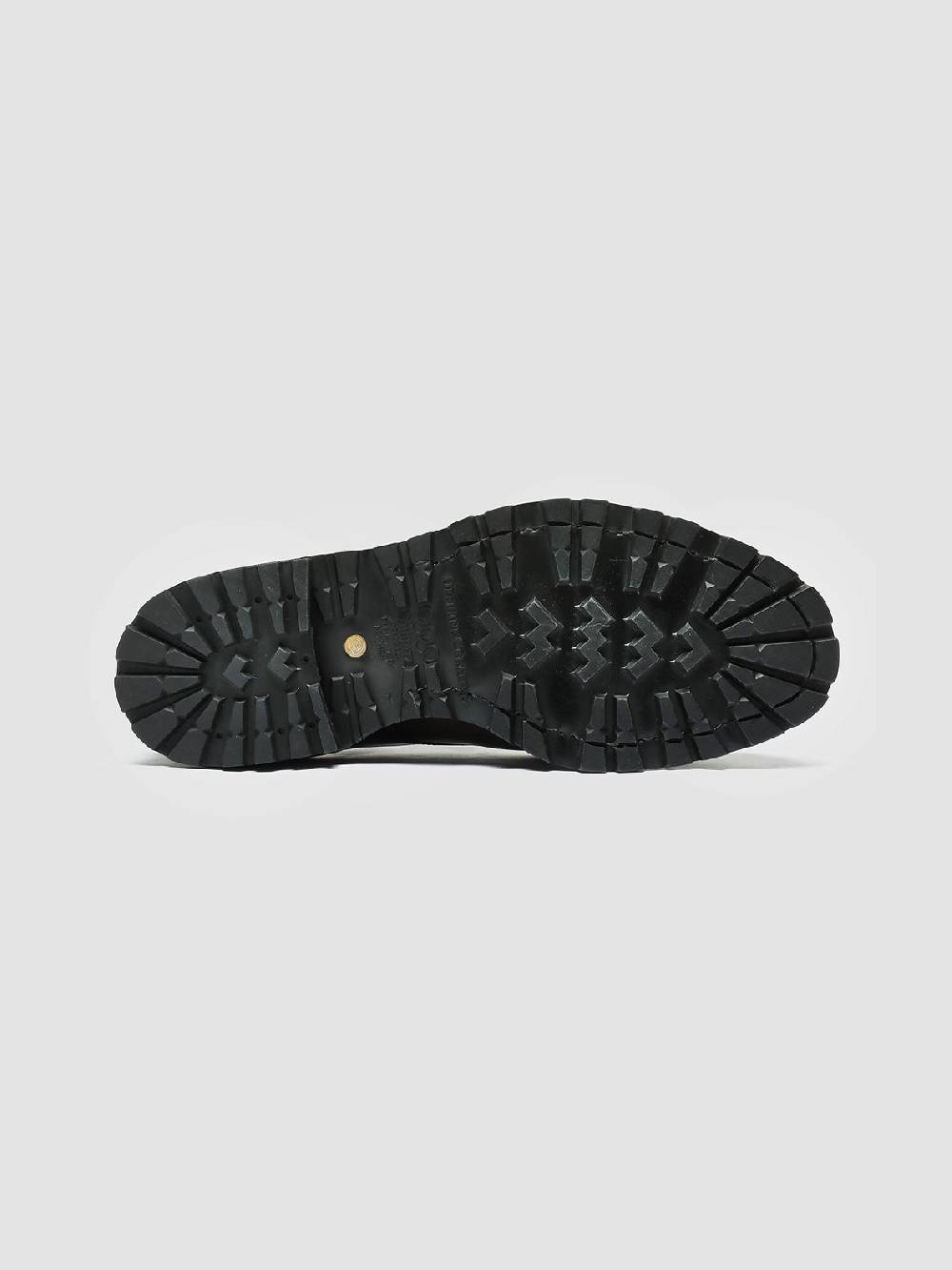 Officine Creative VAIL 012 Gray Leather Monk Shoes Sconto