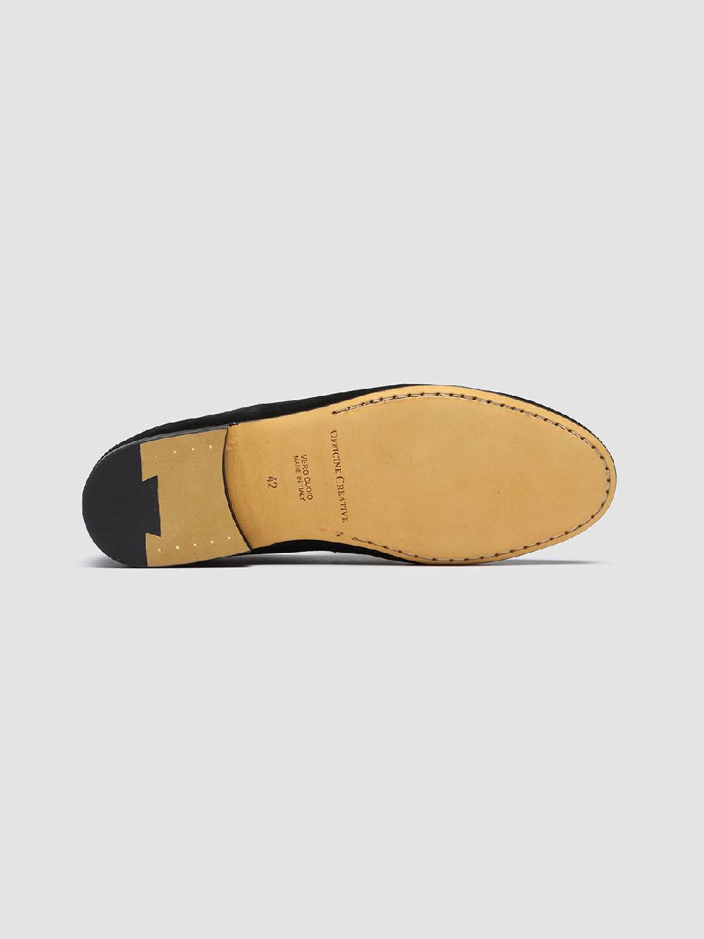 Officine Creative AIRTO 001 Mocassini Penny Loafer in Pelle Nera Online