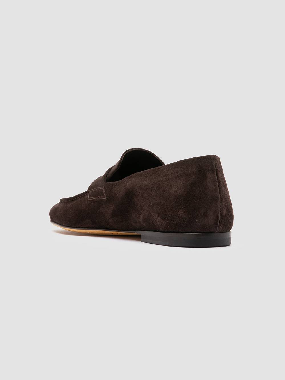 Officine Creative AIRTO 001 Mocassini in Pelle Scamosciata Marrone In Vendita